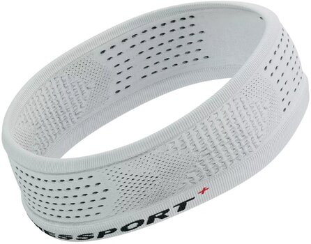 Hardloophoofdband Compressport Thin Headband On/Off White/Black UNI Hardloophoofdband - 2