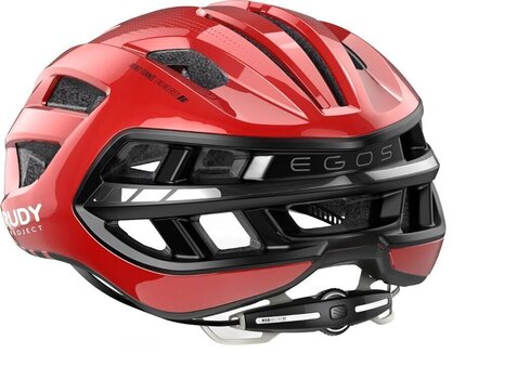 Kask rowerowy Rudy Project Egos Helmet Red Comet/Shiny Black L Kask rowerowy - 4