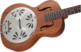 Resonator Guitar Gretsch G9200 Boxcar Standard Katalox FB RN Natural Resonator Guitar - 2