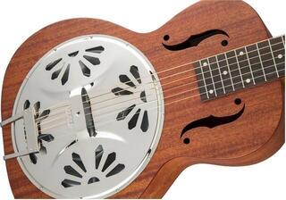Resonator Guitar Gretsch G9210 Boxcar Standard Katalox FB SN Resonator Guitar - 4