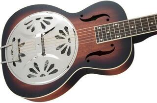Resonator Guitar Gretsch G9230 Bobtail Deluxe Katalox FB SN 2-Tone Sunburst Resonator Guitar - 5