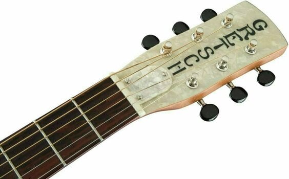 Resofonische gitaar Gretsch G9201 Honey Dipper Metal Katalox FB Shed Roof - 5