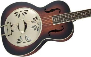 Resonator Guitar Gretsch G9240 Alligator Katalox FB 2-Tone Sunburst Resonator Guitar - 2