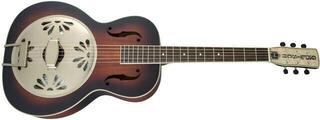 Resonator Guitar Gretsch G9240 Alligator Katalox FB 2-Tone Sunburst Resonator Guitar - 3