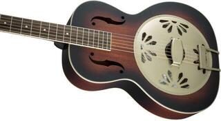Resonator Guitar Gretsch G9241 Alligator Biscuit Katalox FB 2-Tone Sunburst Resonator Guitar - 2