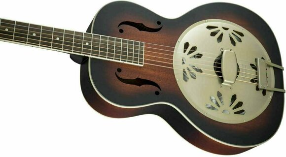 Resofonische gitaar Gretsch G9241 Alligator Biscuit Katalox FB 2-Tone Sunburst - 3