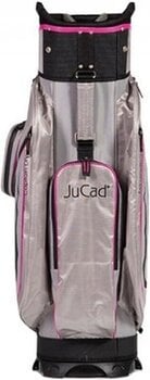 Borsa da golf Cart Bag Jucad Captain Dry Grey/Pink Borsa da golf Cart Bag - 2