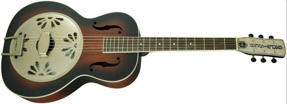 Resofonische gitaar Gretsch G9241 Alligator Biscuit Katalox FB 2-Tone Sunburst - 6