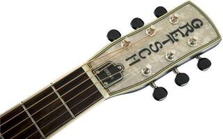 Resonator Guitar Gretsch G9241 Alligator Biscuit Katalox FB 2-Tone Sunburst Resonator Guitar - 6