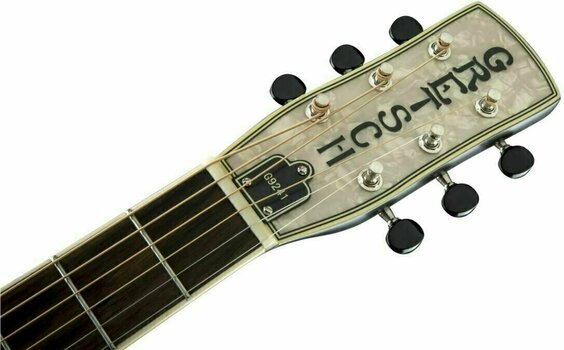 Resonator-Gitarre Gretsch G9241 Alligator Biscuit Katalox FB 2-Tone Sunburst - 7