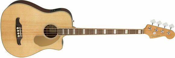 Ακουστική Μπάσο Κιθάρα Fender Kingman Bass SCE Walnut FB With Case - 5
