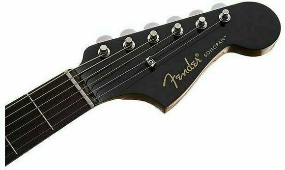Guitarra electroacústica Fender Sonoran SCE Walnut FB Black - 2