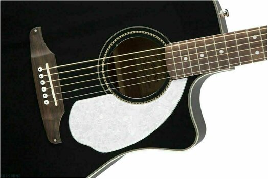 Guitarra electroacústica Fender Sonoran SCE Walnut FB Black - 4