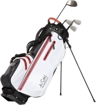 Borsa da golf Stand Bag Jucad 2 in 1 Black/White/Red Borsa da golf Stand Bag - 2