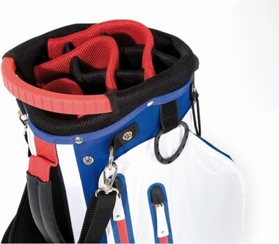 Golfbag Jucad 2 in 1 Blue/White/Red Golfbag - 3