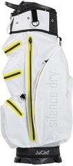 Borsa da golf Cart Bag Jucad Silence Dry White/Yellow Borsa da golf Cart Bag - 1