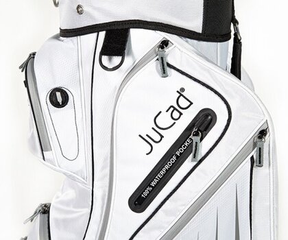 Golf Bag Jucad Captain Dry White/Grey Golf Bag - 7