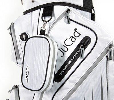 Golf Bag Jucad Captain Dry White/Grey Golf Bag - 8