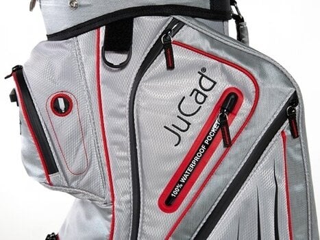 Golf Bag Jucad Captain Dry Grey/Red Golf Bag - 6
