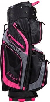 Borsa da golf Cart Bag Jucad Sporty Black/Pink Borsa da golf Cart Bag - 4