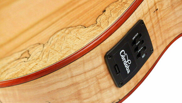 Klassisk guitar med forforstærker Cordoba Mini SM-CE 4/4 Natural - 5