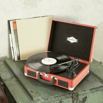 Portable turntable
 Auna Peggy Sue Red-Black - 5