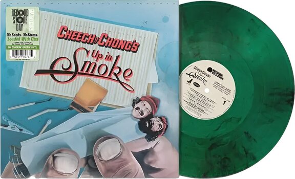 Vinyl Record Cheech & Chong - Up In Smoke (Rsd 2024) (Green Coloured) (LP) - 2