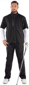 Giacca Galvin Green Axl Mens Waterproof Short Sleeve Jacket Black L - 7