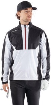 Jasje Galvin Green Lawrence Mens Windproof And Water Repellent Jacket White/Black/Red M - 5
