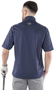 Sacou Galvin Green Livingston Mens Windproof And Water Repellent Short Sleeve Jacket Navy L - 6