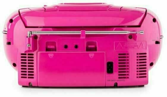 Namizni glasbeni predvajalnik Auna BoomBerry Boom Box Pink - 5