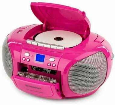 Namizni glasbeni predvajalnik Auna BoomBerry Boom Box Pink - 7