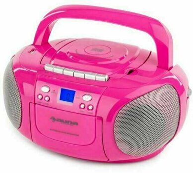 Namizni glasbeni predvajalnik Auna BoomBerry Boom Box Pink - 8