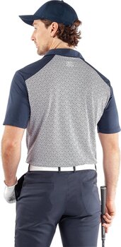 Camisa pólo Galvin Green Mile Mens Breathable Short Sleeve Shirt Navy/Cool Grey XL - 5