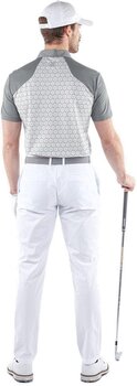 Polo Galvin Green Mio Mens Breathable Short Sleeve Shirt Cool Grey/Sharkskin XL - 8