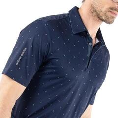 Polo Shirt Galvin Green Miklos Mens Breathable Short Sleeve Shirt Navy 2XL Polo Shirt - 4