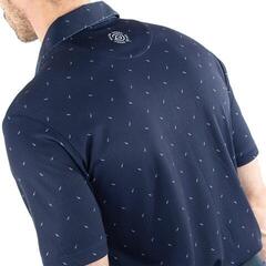Polo Shirt Galvin Green Miklos Mens Breathable Short Sleeve Shirt Navy 2XL Polo Shirt - 5