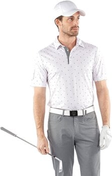 Chemise polo Galvin Green Miklos Mens Breathable Short Sleeve Shirt Cool Grey M - 5