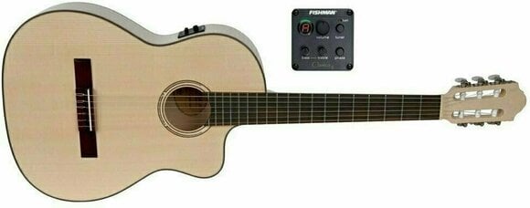 Classical Guitar with Preamp VGS Pro Natura 4/4 4/4 Natural Silver - 2