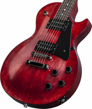 Guitarra elétrica Gibson Les Paul Faded T 2017 Nickel Worn Cherry - 2