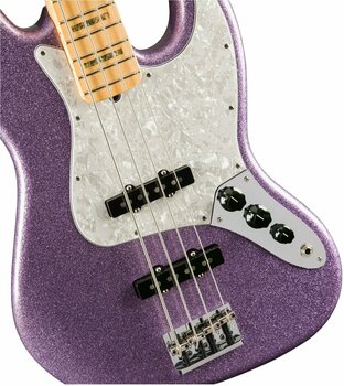 Elektrische basgitaar Fender Adam Clayton Jazz Bass MN Purple Sparkle - 3