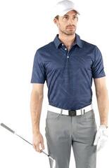 Polo košeľa Galvin Green Maze Mens Breathable Short Sleeve Shirt Navy - 4