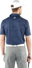 Polo košeľa Galvin Green Maze Mens Breathable Short Sleeve Shirt Navy - 5