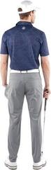 Tricou polo Galvin Green Maze Mens Breathable Short Sleeve Shirt Navy - 7