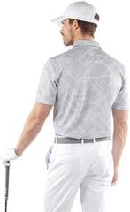 Tricou polo Galvin Green Maze Mens Breathable Short Sleeve Shirt Cool Gri 2XL Tricou polo - 5