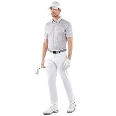 Tricou polo Galvin Green Maze Mens Breathable Short Sleeve Shirt Cool Gri 2XL Tricou polo - 6