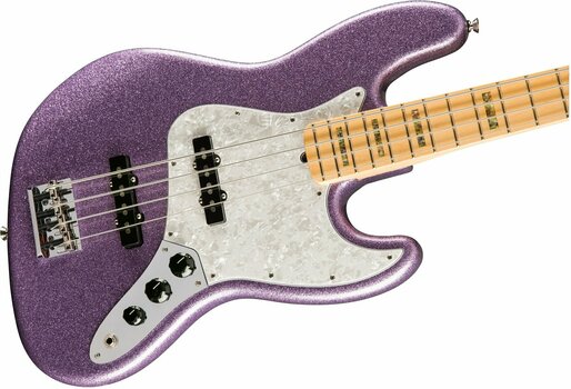 Elektrická baskytara Fender Adam Clayton Jazz Bass MN Purple Sparkle - 4