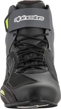 Motorcycle Boots Alpinestars Faster-3 Drystar Shoes Black/Gray/Yellow Fluo 39 Motorcycle Boots - 4