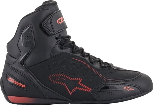Motorcycle Boots Alpinestars Faster-3 Drystar Shoes Black/Red Fluo 40 Motorcycle Boots - 2