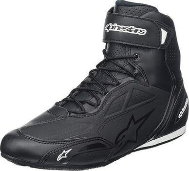 Motorcycle Boots Alpinestars Faster-3 Shoes Black/Black 42 Motorcycle Boots - 2